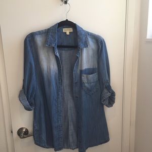 Anthro Cloth and Stone chambray shirt
