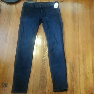 Dark denim jeans
