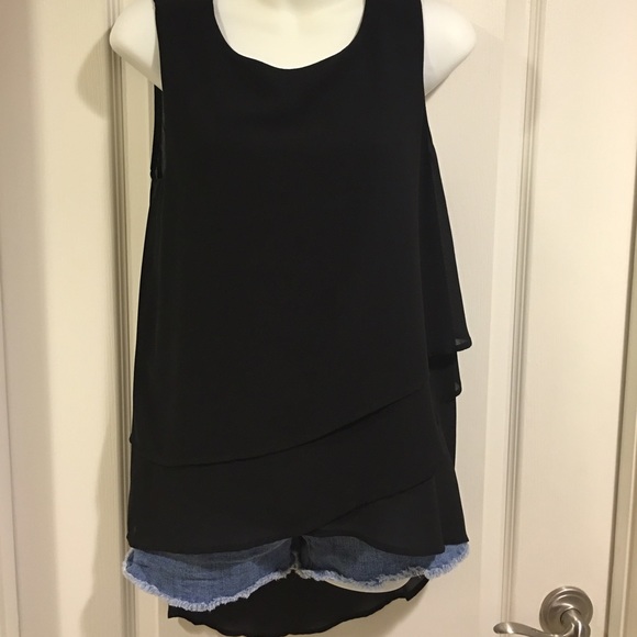 High/low Black Top 🌊🌊