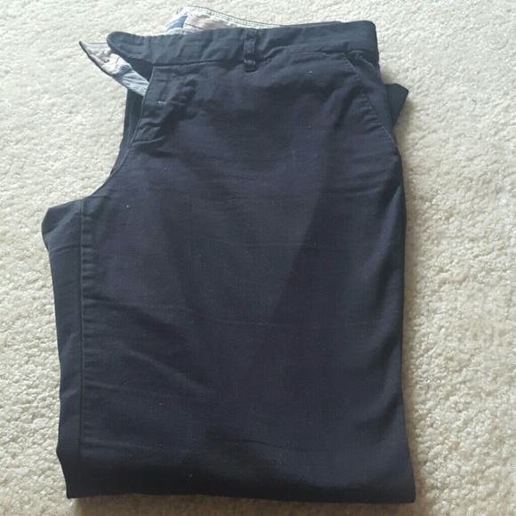 Black khakis