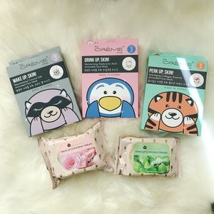 Korean Face Masks and Cleansing Tissues