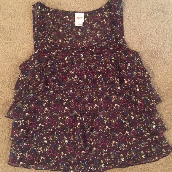 Mossimo Ruffle Tank Top