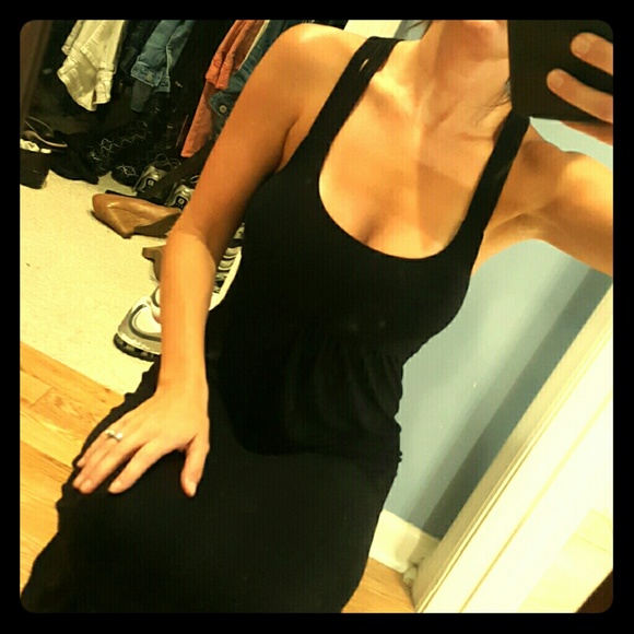 Calvin Klein black maxi