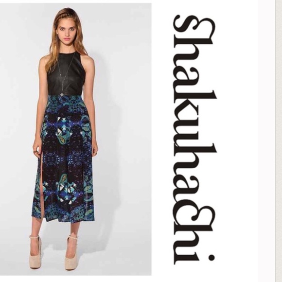 $230 SHAKUHACHI leather maxi dress