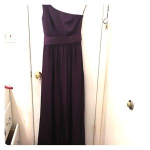 Purple bridesmaid dress