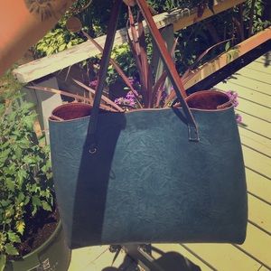 Vegan Reversible Tote Bag