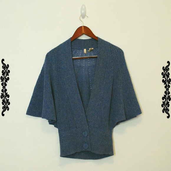Moth Blue Batwing Sweater