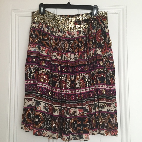 Diane von Furstenberg beautiful bohemian skirt