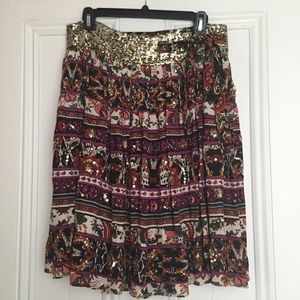 Diane von Furstenberg beautiful bohemian skirt