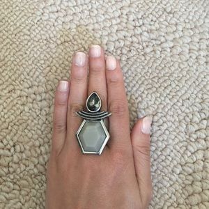 Lia Sophia Cocktail Ring Sz 7 Red Carpet