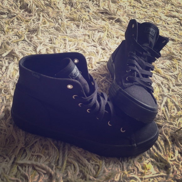 keds Shoes - NWOT Keds black high tops Size 6.5