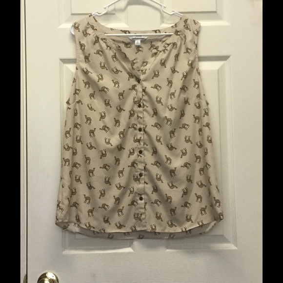 Cute camel tank top