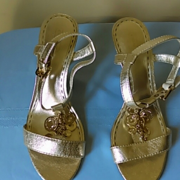 Coach strappy shoes
