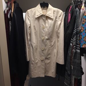 Cream trench coat!