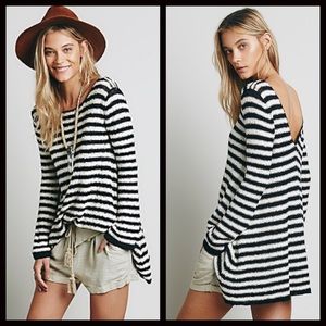 Free People Striped Tunic Mini Dress