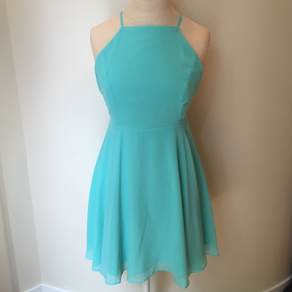 Turquoise party dress