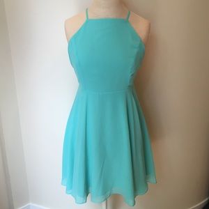 Turquoise party dress