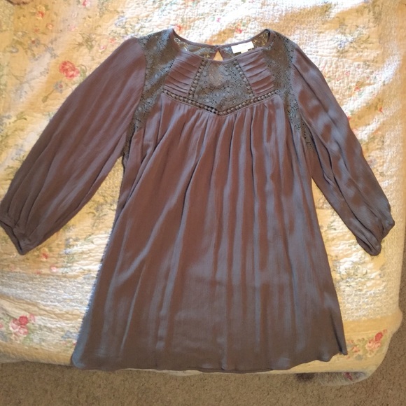 Liz Lange Maternity Tunic Olive Green sz Med.
