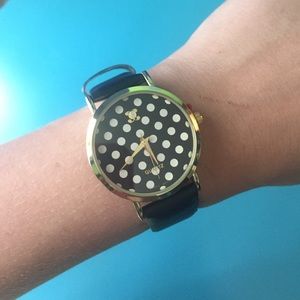 Charming Charlie's polka dot watch