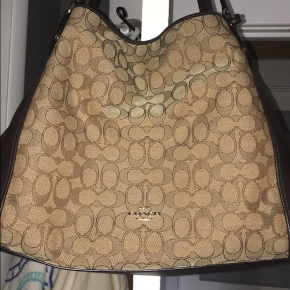 Authentic coach edie handbag