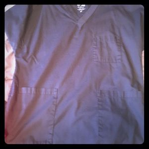 Black scrub top