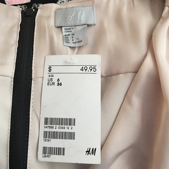 H&M Nude and Black Sleeveless Dress - Picture 3 of 4