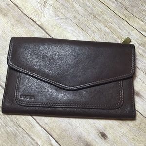 Fossil leather wallet