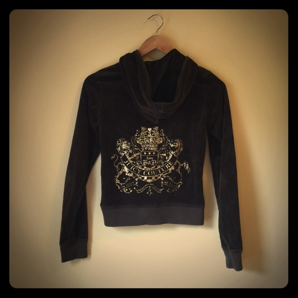 Juicy Couture Brown Hoodie Size S