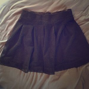 Banana Republic Black Flare Skirt