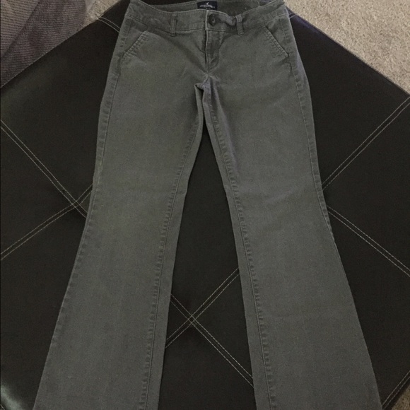 American Eagle Artist Kick Boot Pants Gray