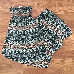 Pacsun tribal print maxi dress