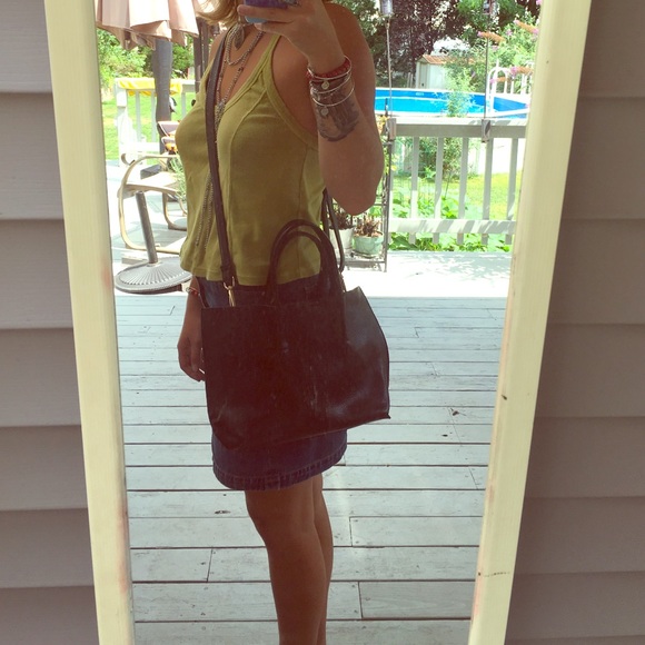 Vegan Leather Cross Body Bag