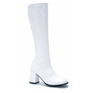 White Gogo Boots