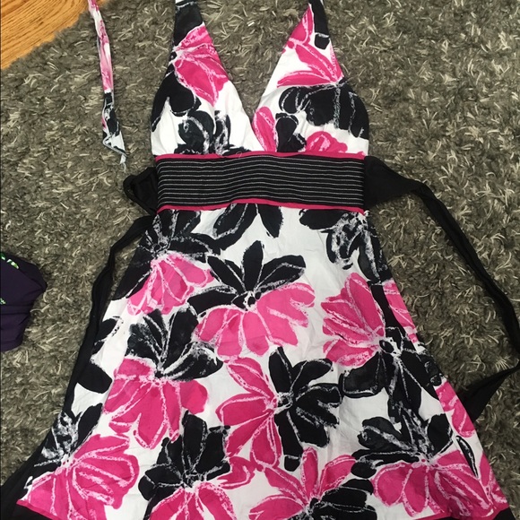 Halter flower dress
