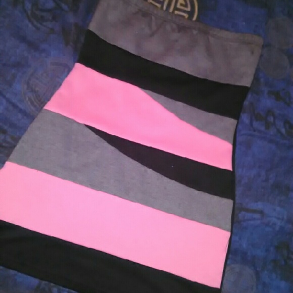 Strapless fit dress