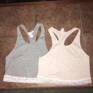 ❤️Lot of Two Victoria's Secret Cropped Tanks❤️
