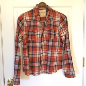 Red and blue flannel