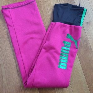 Girls puma sweatpants