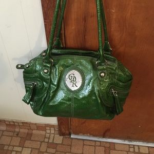 Bright green cute purse
