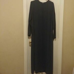 Dark gray abaya