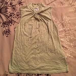 Old Navy sleeveless knotted-front blouse
