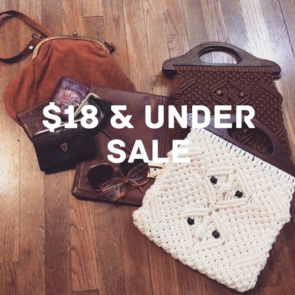 $18 and under sale!
