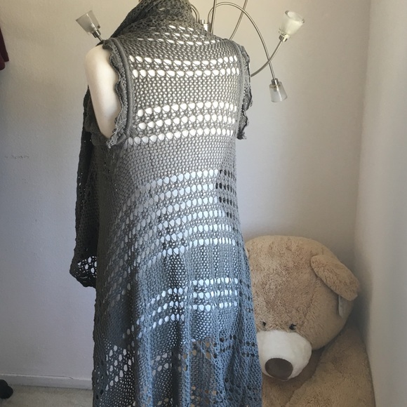 XCVI Other - XCVI crochet olive top