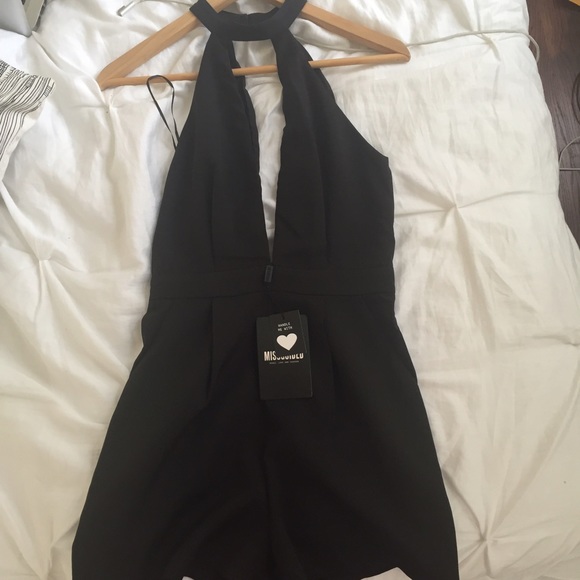 Black dressy romper