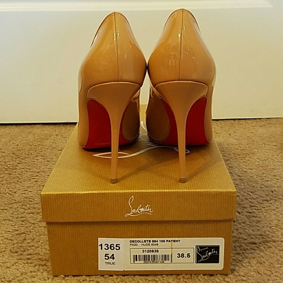 SOLD! Authentic Christian Louboutin Decollete 100 - Picture 4 of 4