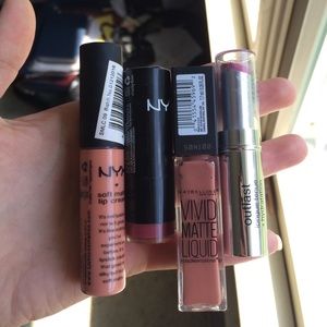 Drugstore lip bundle. Nyx, covergirl, Maybelline.