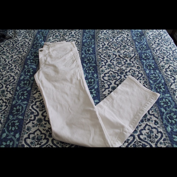Hollister White Low-Rise Skinny Jeans