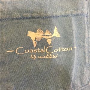 Coastal cotton t-shirt. Size large.