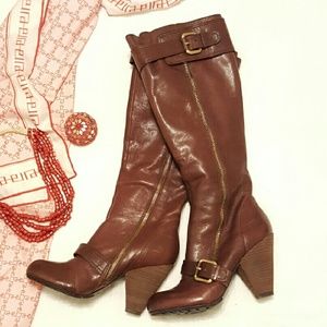 Vince Camuto Zip-up boots 9.5