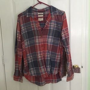 AE Plaid button down: never worn